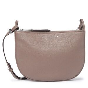 MARC JACOBS Supple Leather Crossbody Bag In Light Beige7